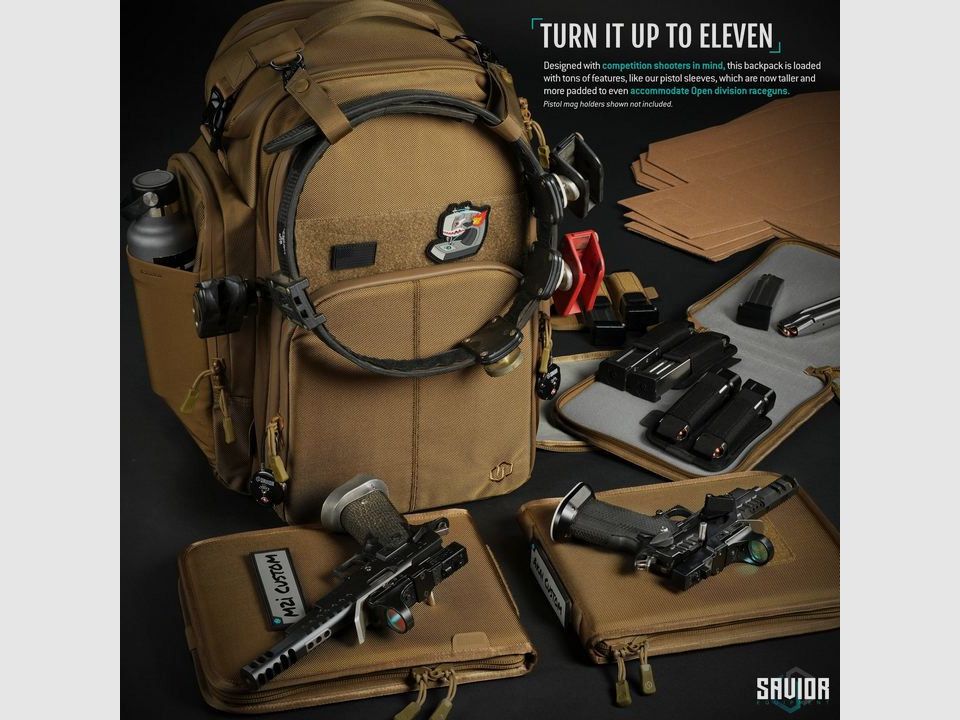 SAVIOR COMPETITION PRO S.E.M.A Rucksack TAN, Bild 4 von 4