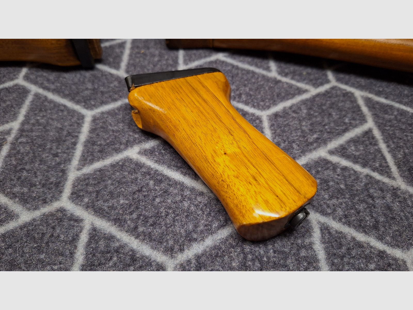 AK47 wooden stock set complete!