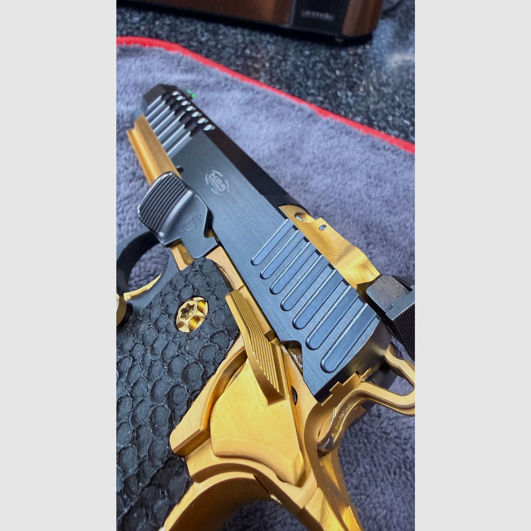 IPSC Standard optics STI 2011 HPS Range Master 5.4“ 9mm Luger with front cut, Picatinny rail, weapon is optic ready not CZ Shadow, Infinity, KMR, Sig Sauer, Walther, Beretta