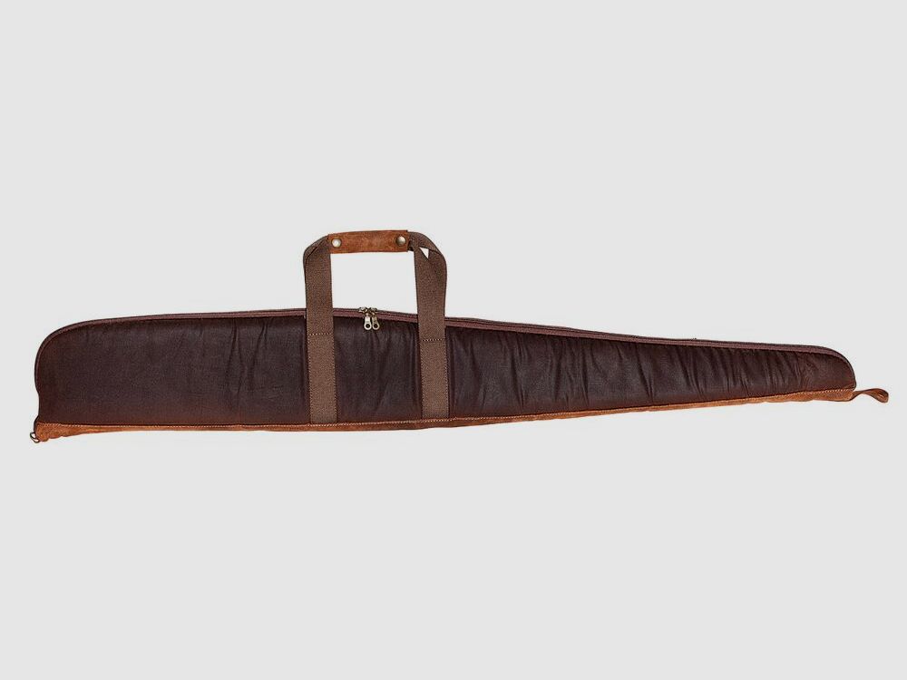 Flintenfutteral – Spaltleder und gewachste Baumwolle – 124 cm
