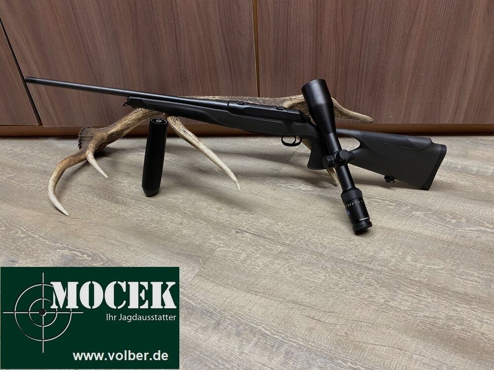 Sauer 404 Synchro XT, mit Zeiss Conquest V4 3-12x56, Stahlsystem & Sauer Dämpfer