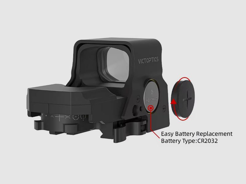 VictOptics - RDSL35 Red Dot-Visier - 1x27x39 - 8 verschiedene Absehen - rot/grün - OVP & NEU