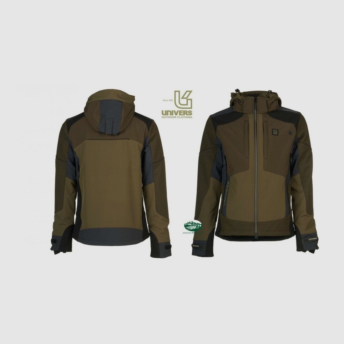 UNIVERS Jacket K2 U-TEX green with inserts 91258