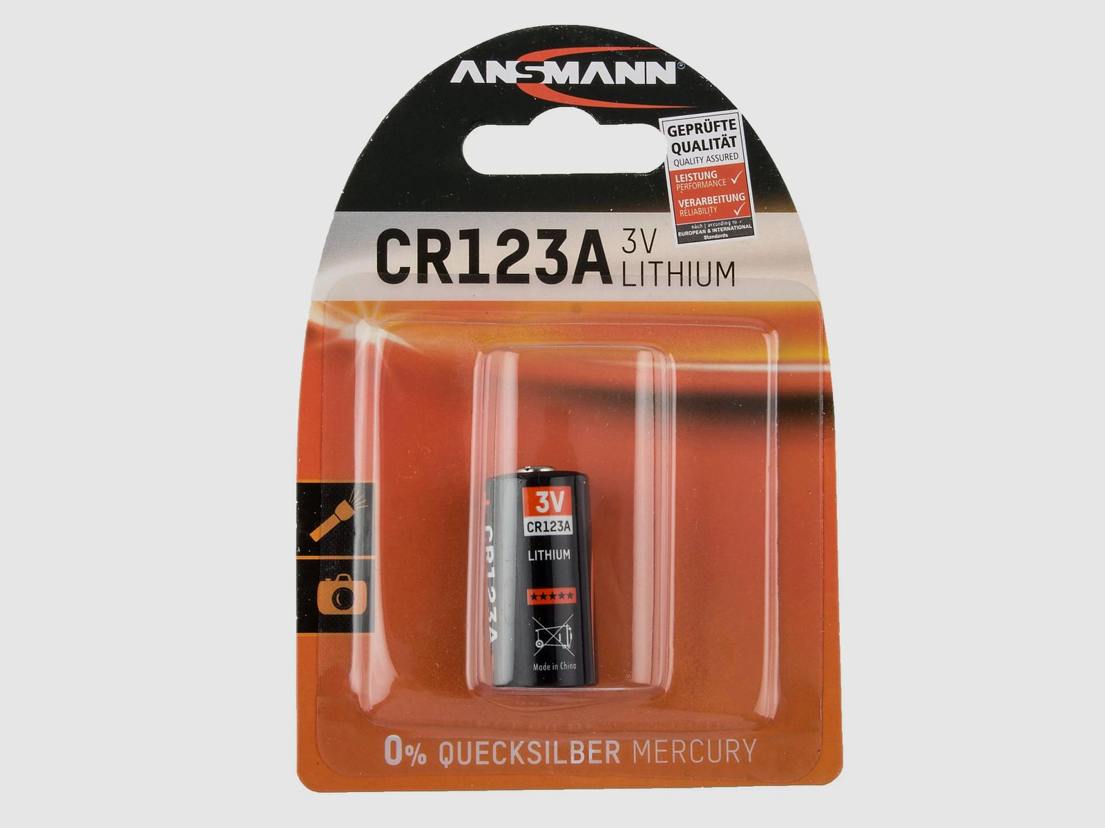 Ansmann Lithium Foto Batterie CR123A