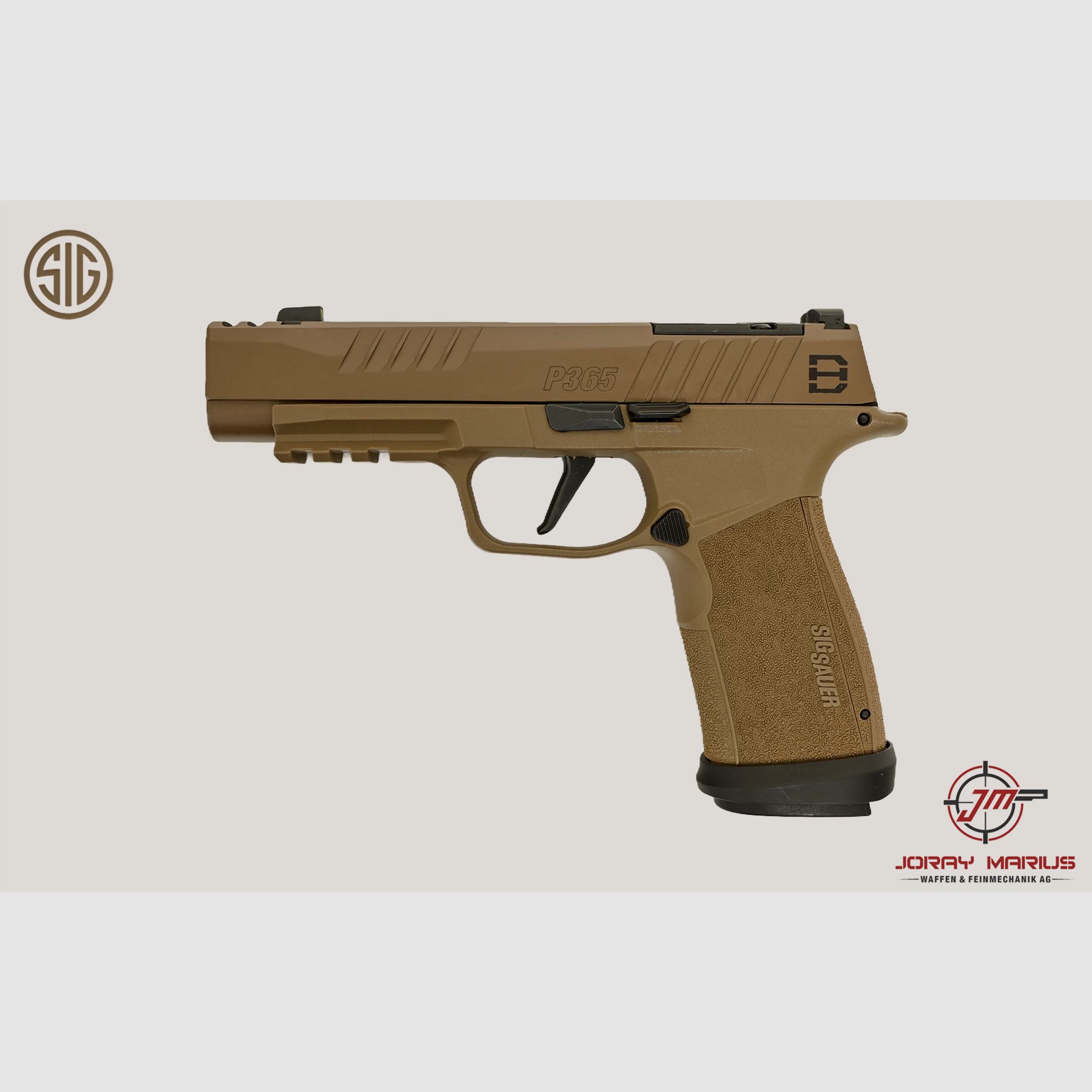 SIG Sauer P365 FUSE DH3 Comp Coyote 9mm Para, Bild 2 von 3