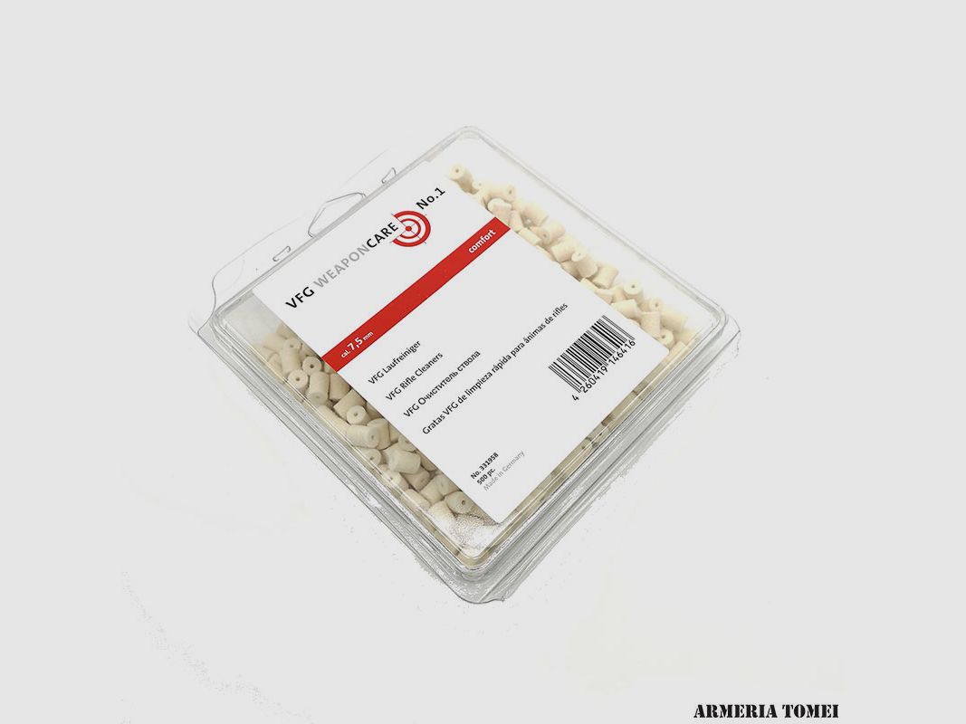 VFG WEAPONCARE – Felt Wads .308 Cal (500 pcs)