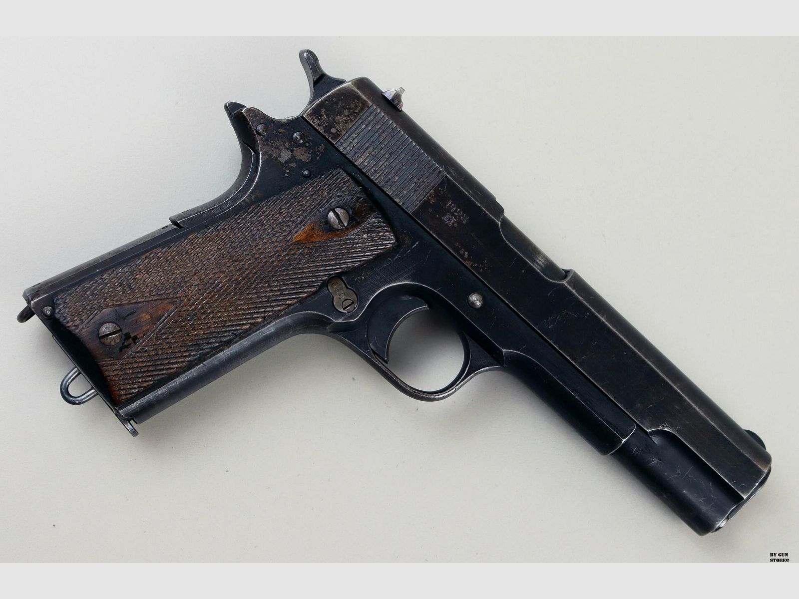Pistolet Kongsberg Vaapenfabrikk mod. AUTOMATISK PISTOL M/1914 cal. 45 Acp matr. 18050, zdjęcie 4 z 15