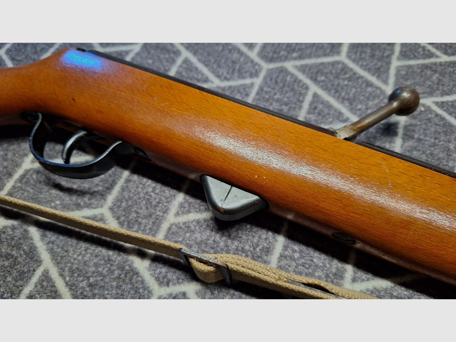 Haenel Suhl 310 air rifle with 12-round magazine + case!