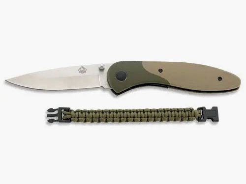 PUMA TEC Einhandmesser mit Paracord-Armband