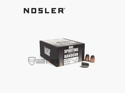 100 Geschosse NOSLER Kal.45lc 250 Gr Jhp