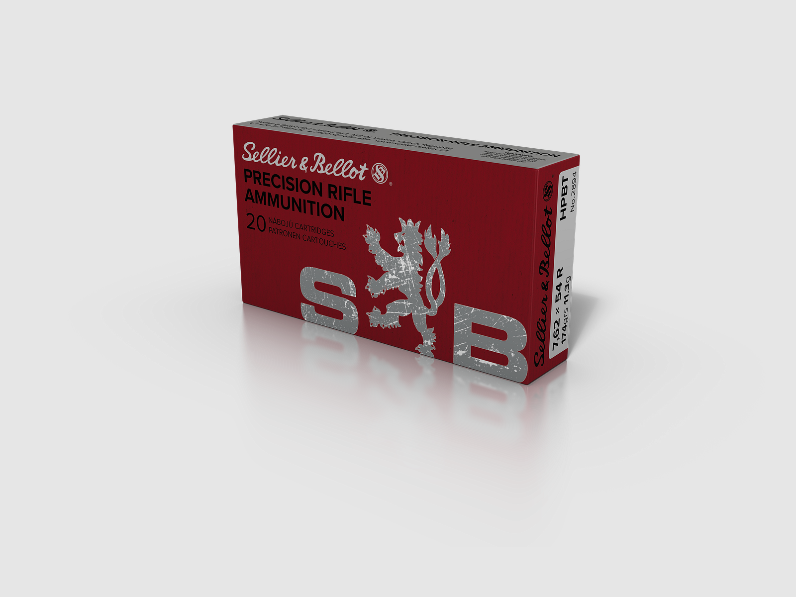 Sellier & Bellot Büchsenmunition Precision Ammo 7,62 x 54 R 11,3g Hollow Point Boat Tail, Bild 1 von 2