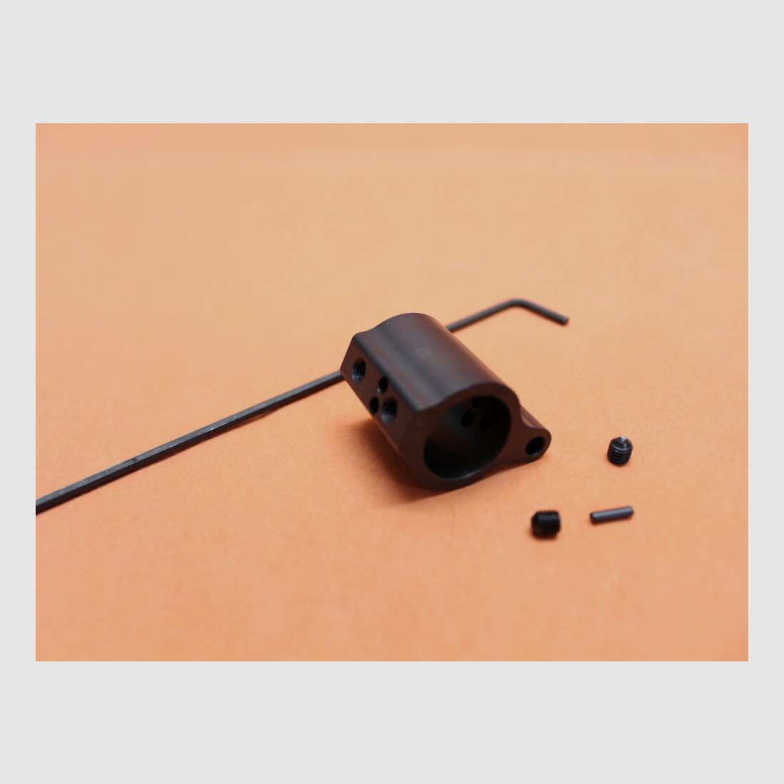Schmeisser AR-15: Gas Block adjustable .750 Schmeisser einstellbare Gasabnahme mit Rastung 20 Positionen