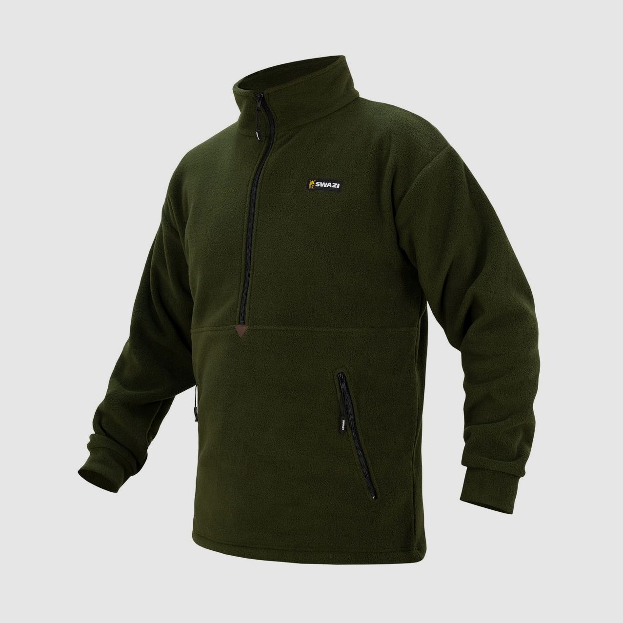 Swazi Doughroaster Fleecepullover Herren Olivgrün - M