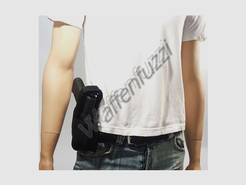 Multifunktionales Gürtelholster aus Nylon für große Pistolen