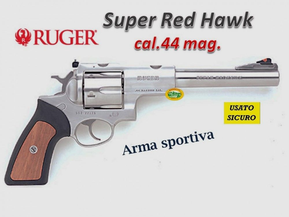 RUGER Super Red Hawke gebraucht Kal.44 mag. Lauf 7´´5 R.16742