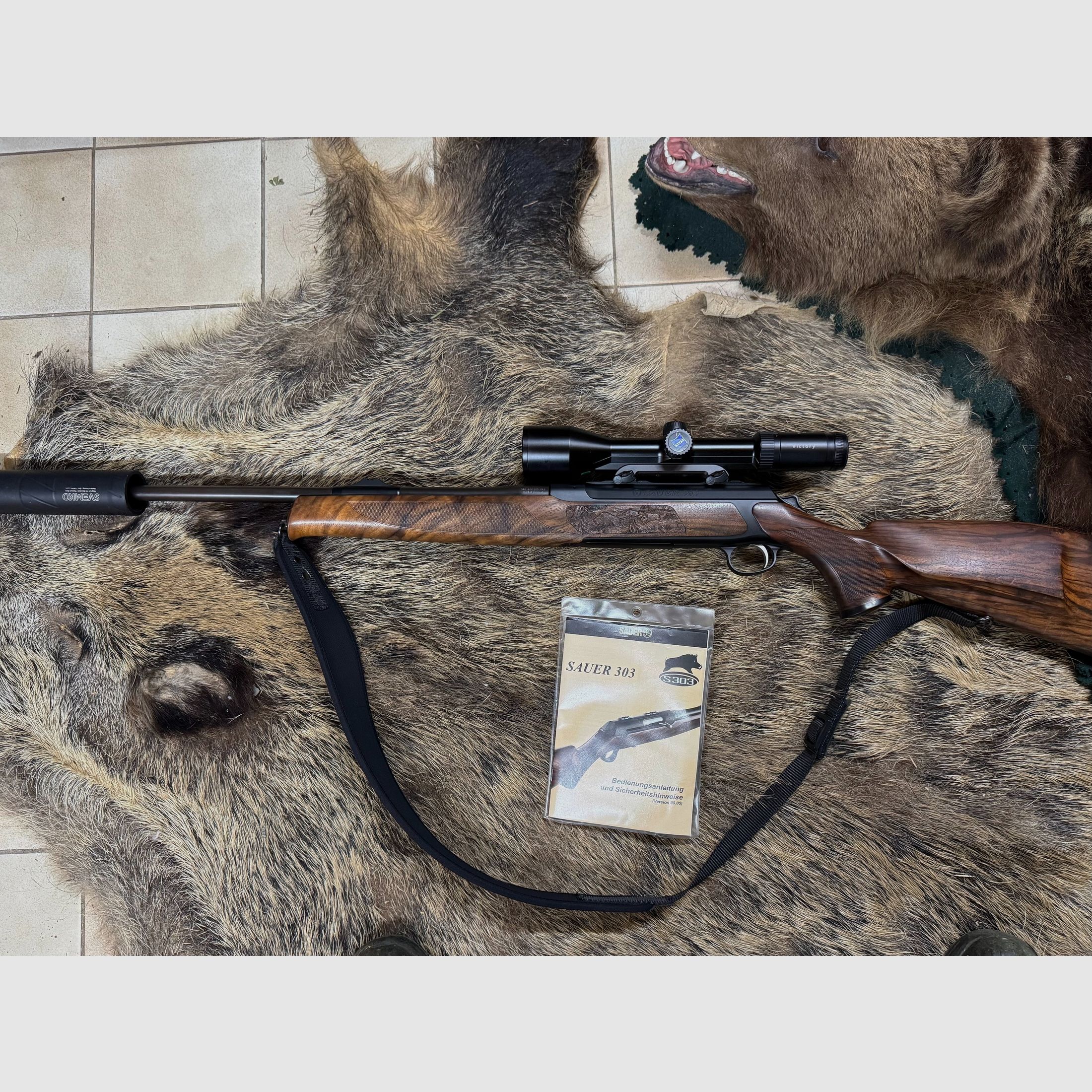 Sauer S303 Elegance .300 WinMag inkl. Zeiss Optik inkl. SVEMKO Schalldämpfer