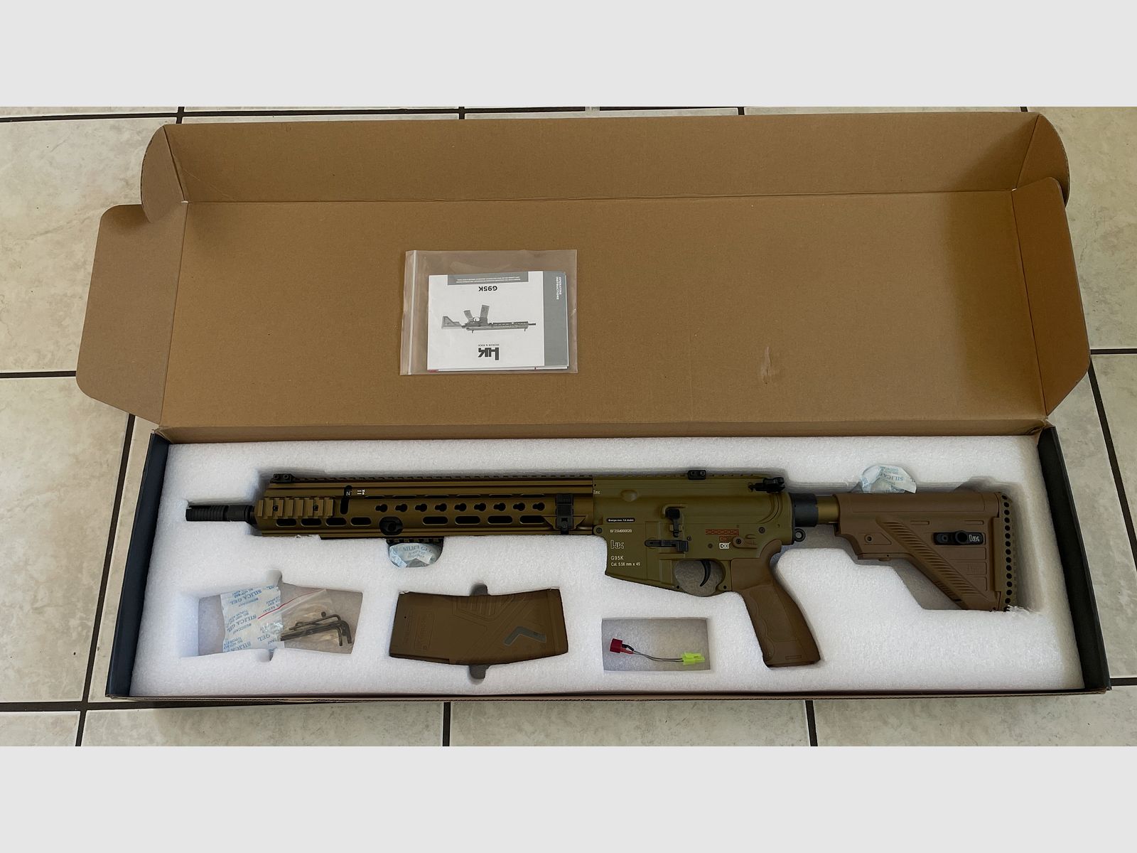 H&K G95K S-AEG | casi nuevo | sin uso en juegos