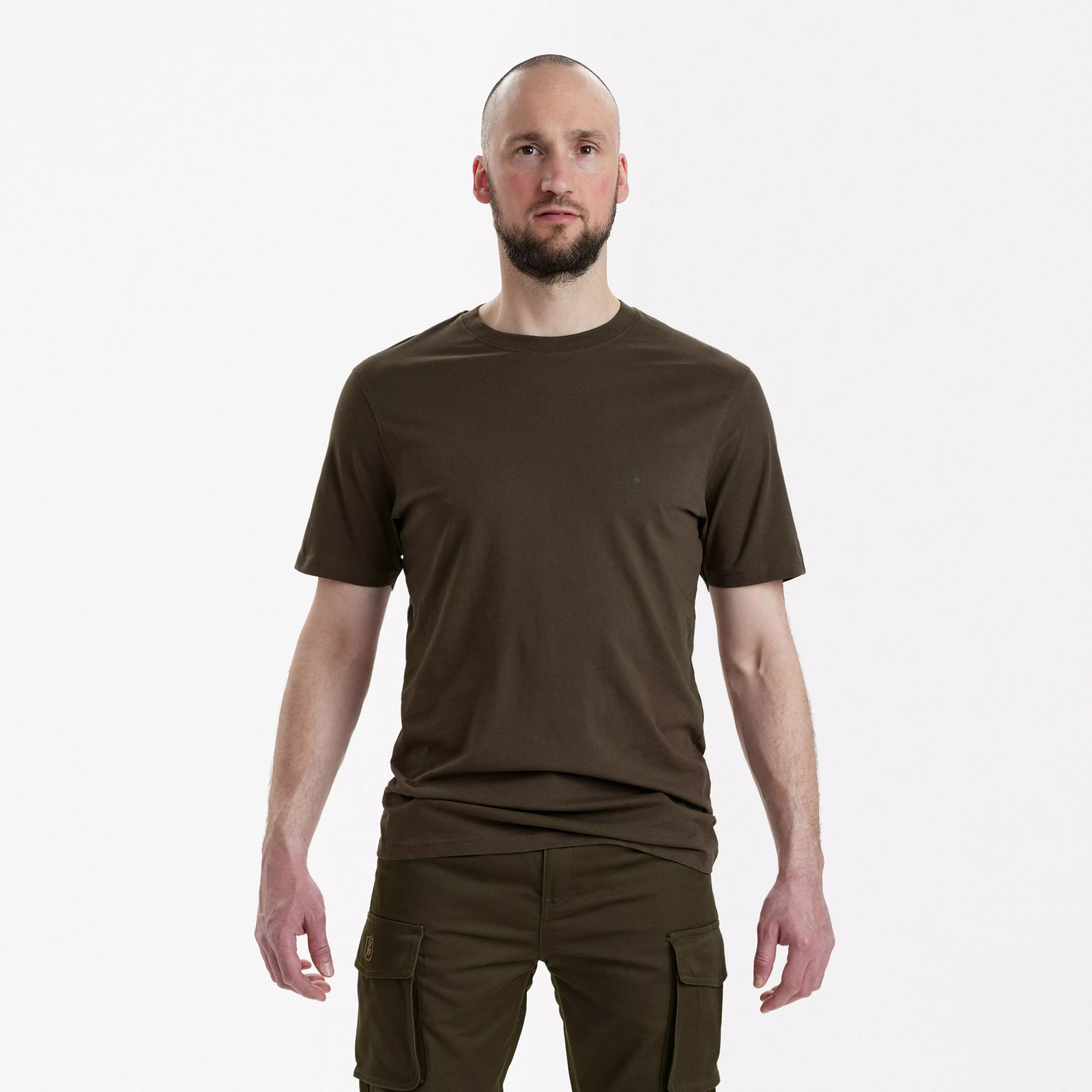 T-shirt lot de 2 - Green/Brown Leaf, image 2 sur 7