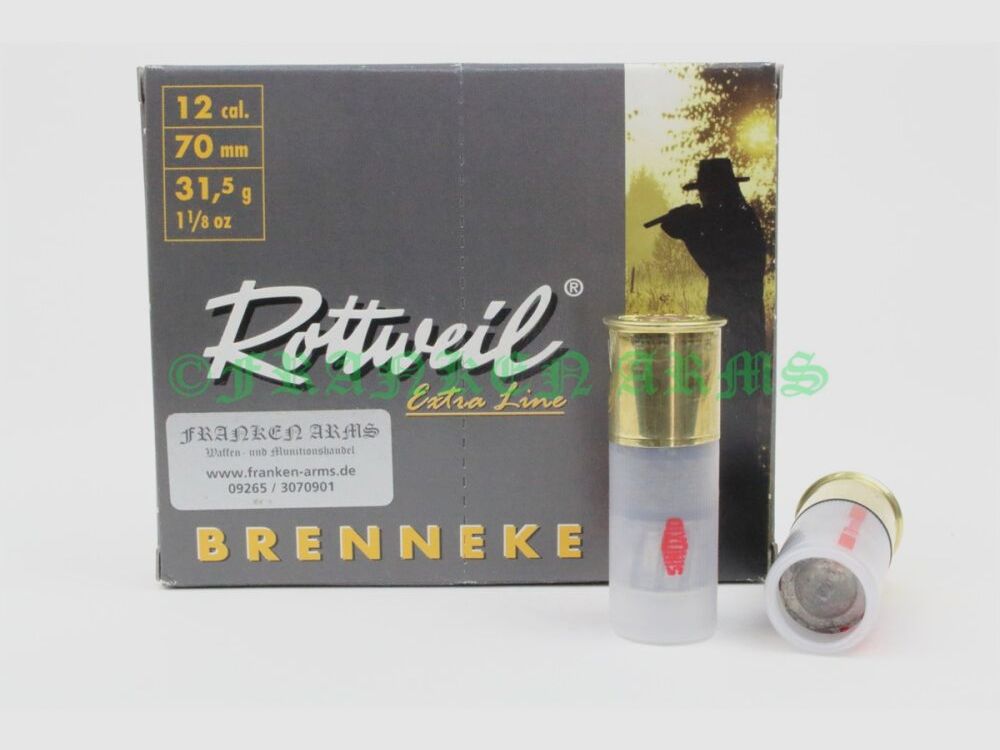 Rottweil	 Brenneke Classic 12/70 31,5g 10 Stück Staffelpreise