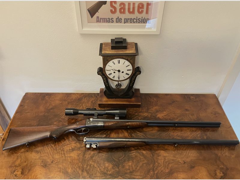 Sauer & Sohn Büchsflinte 16/70 und 6,5x57R mit Wechselläufen und Zeiss 6x42