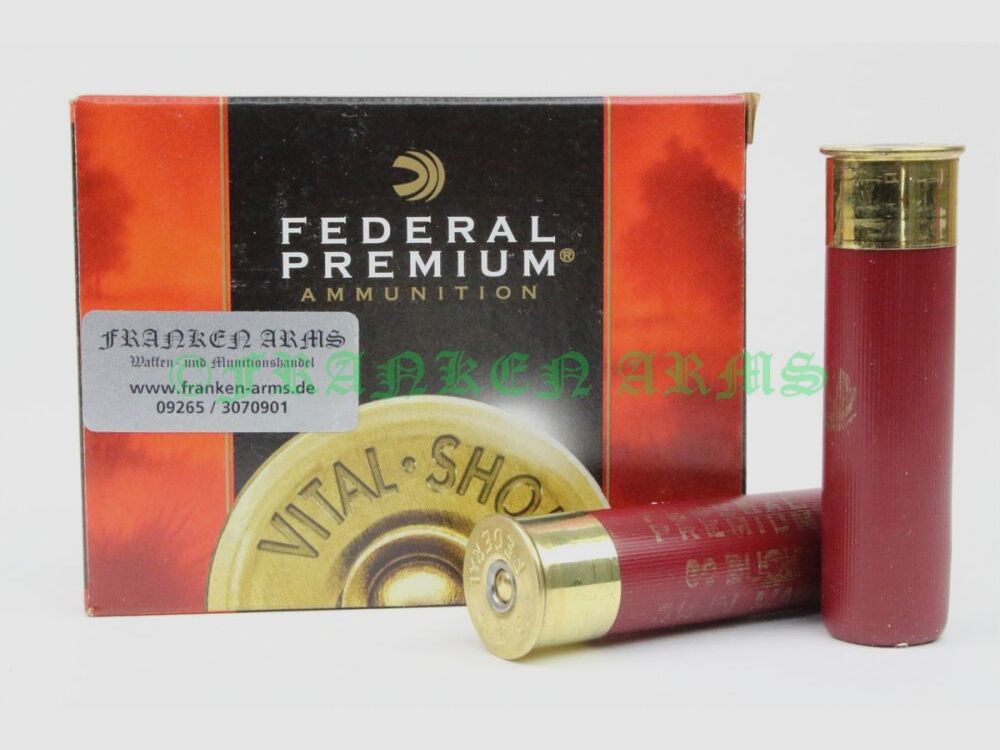 Federal Premium Buckshot 12/89 8,38mm 5Stück Staffelpreise