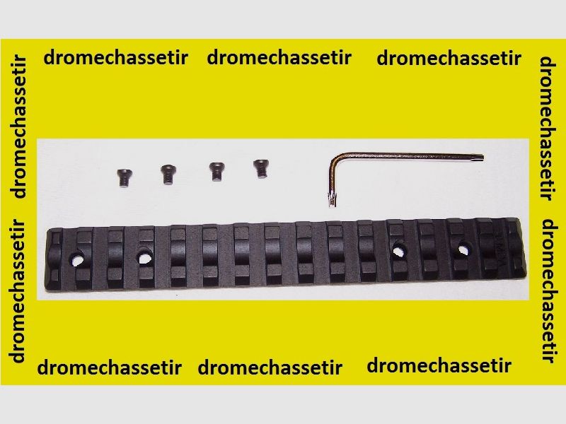 Picatinny-Schiene mit 21 mm Breite für TIKKA Büchse, mit Montage-Schrauben, geneigt 20 Moa