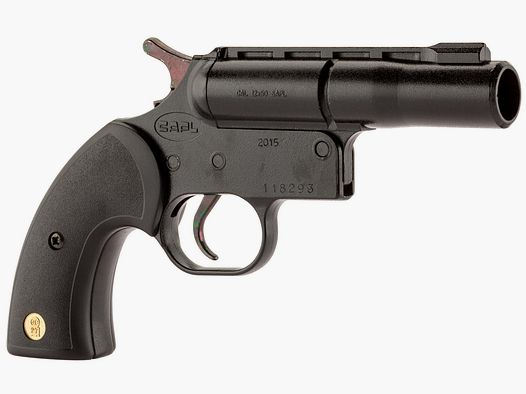 Rubber Bullet Pistol SAPL GC27 black blued