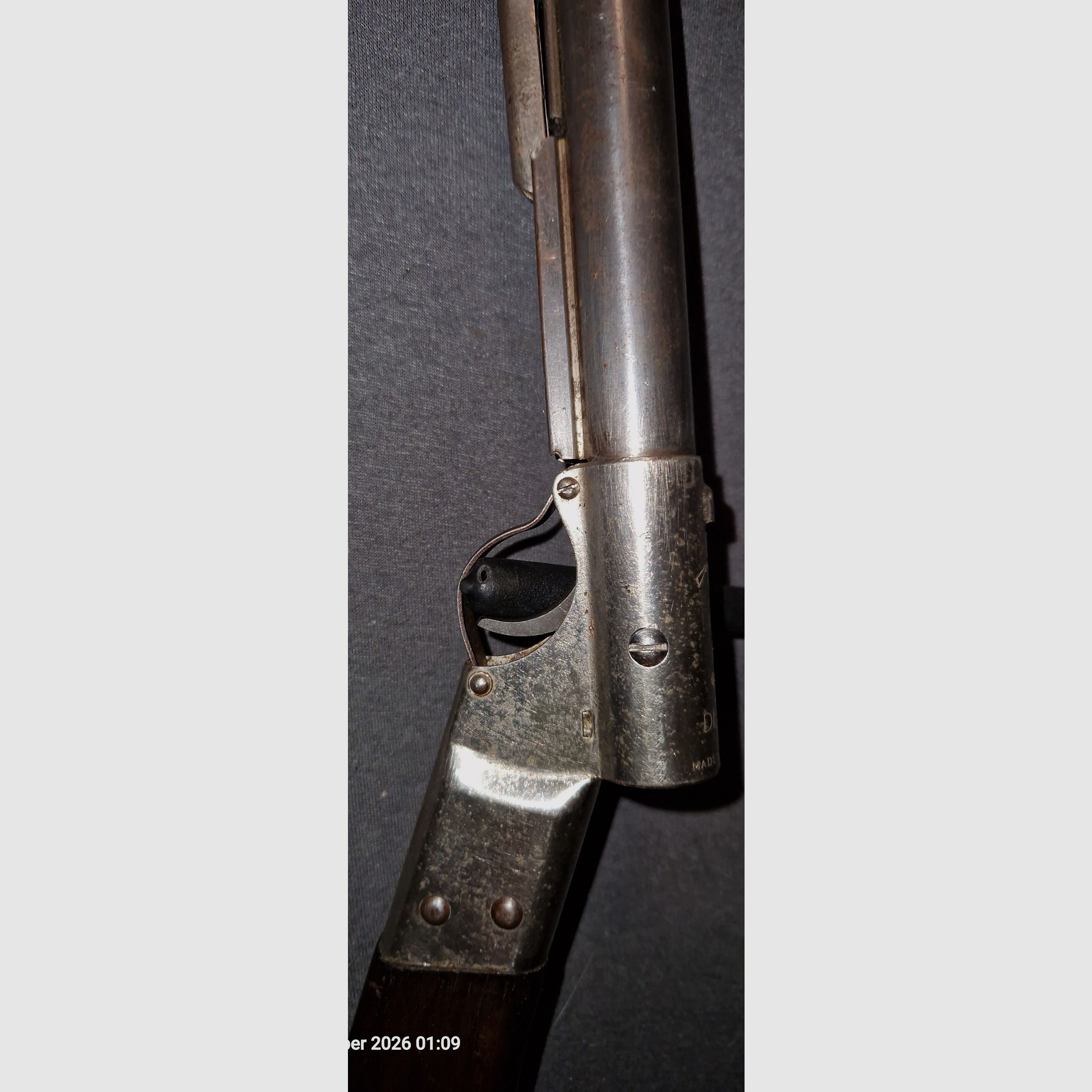 DIANA MOD 20 / 4.5mm / DDR VEB AIR RIFLE VERY GOOD POWER / LITTLE SURFACE RUST / VERY RARE / DEFECTIVE ( NO.33 ) ------>! READ DESCRIPTION ! <------