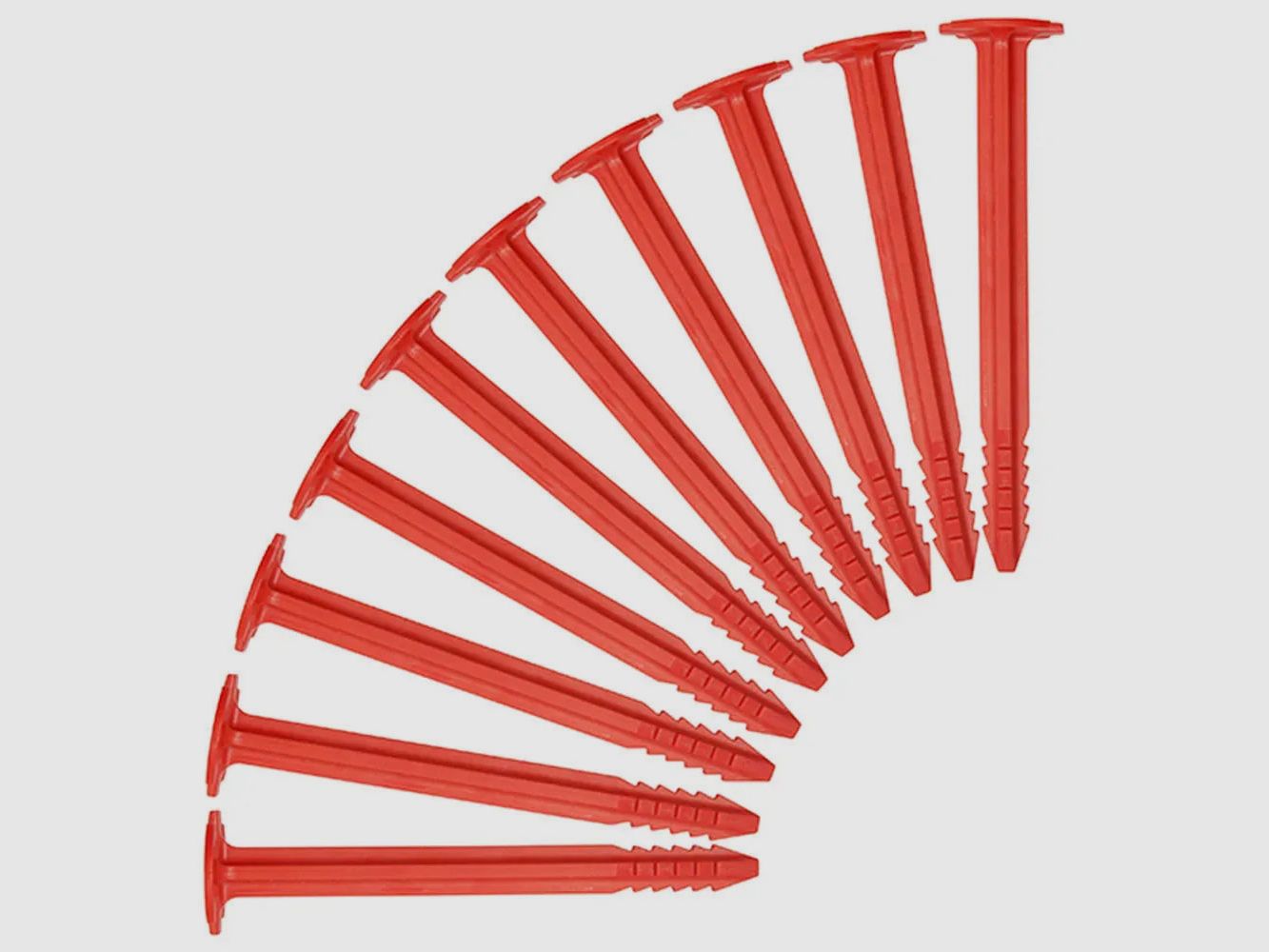 SwissPiranha Swiss Piranha Hering Set 10 Peg RT150 rot