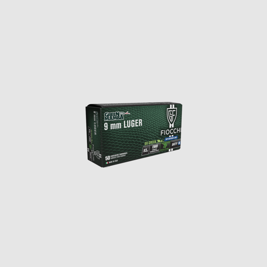 Amunicja FIOCCHI 9×19 Green Mamba EMB - 93gr, zdjęcie 1 z 3