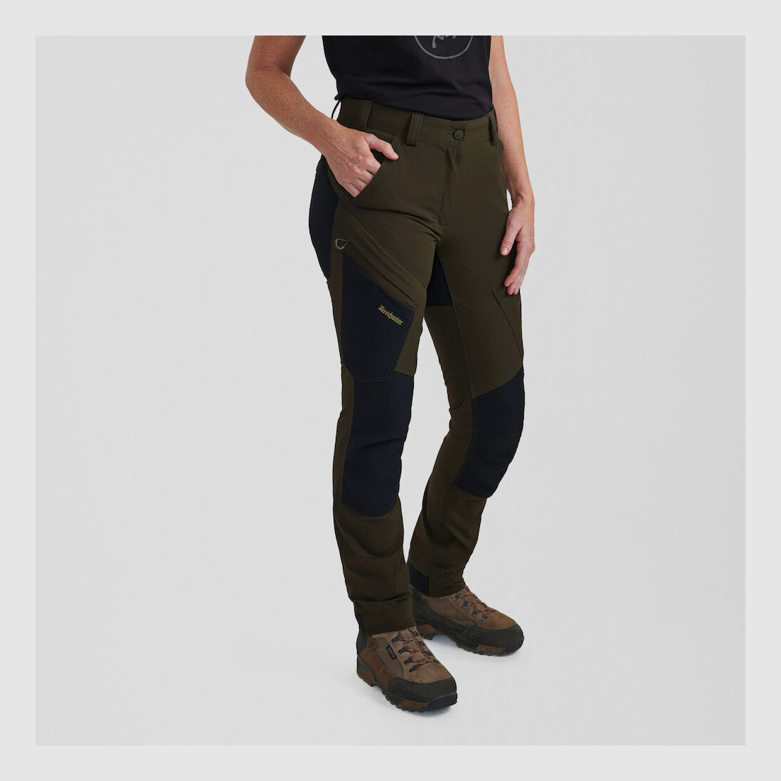Lady Northward Hose - Bark Green/Black – Kleidergröße Damen: 38