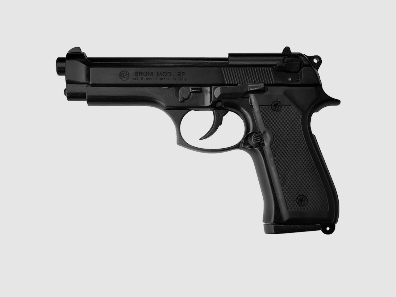 PISTOLA A SALVE BRUNI MOD. 92 BLACK CAL. 9 MM, immagine 1 di 2