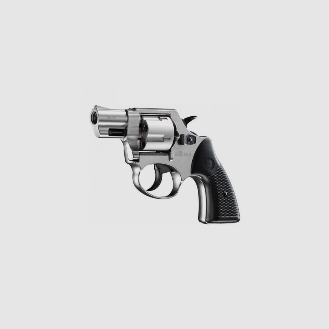 Röhm RG 59 "The little one" 9mm R.K. Aluminum Chrome blank firing revolver