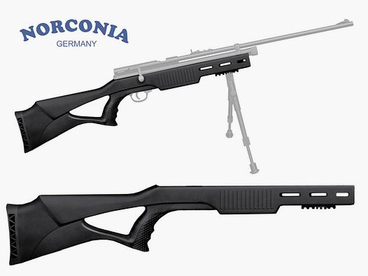 Wechelschaft Lochschaft fĂĽr CO2 Gewehr Norconia QB78B Synthetik mit Schaftkappe