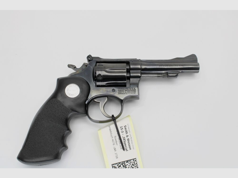 Revolver Smith & Wesson 15-3 L.A.S.D Los Angeles Sheriff Department .38Special