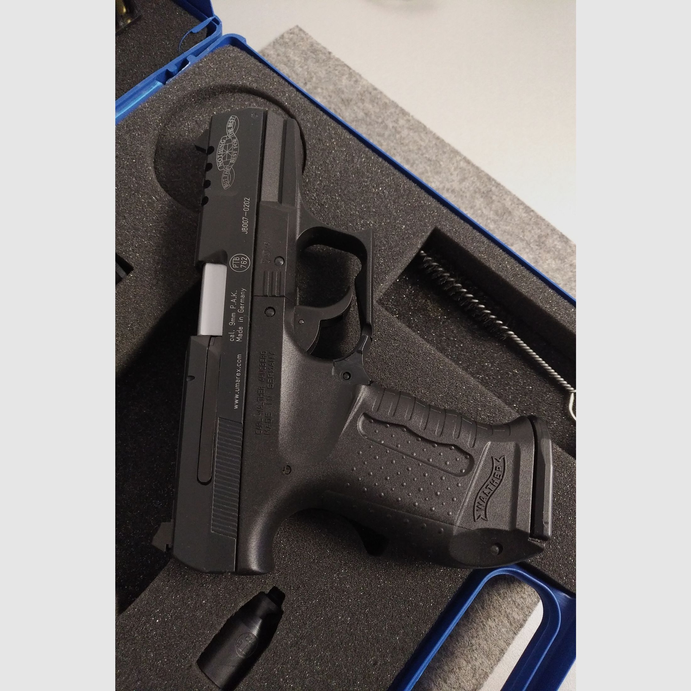 Walther 2006 P99 PAK Gas Signal 007 Special Operations PTB 762 James Bond Limited Edition 0202/1000