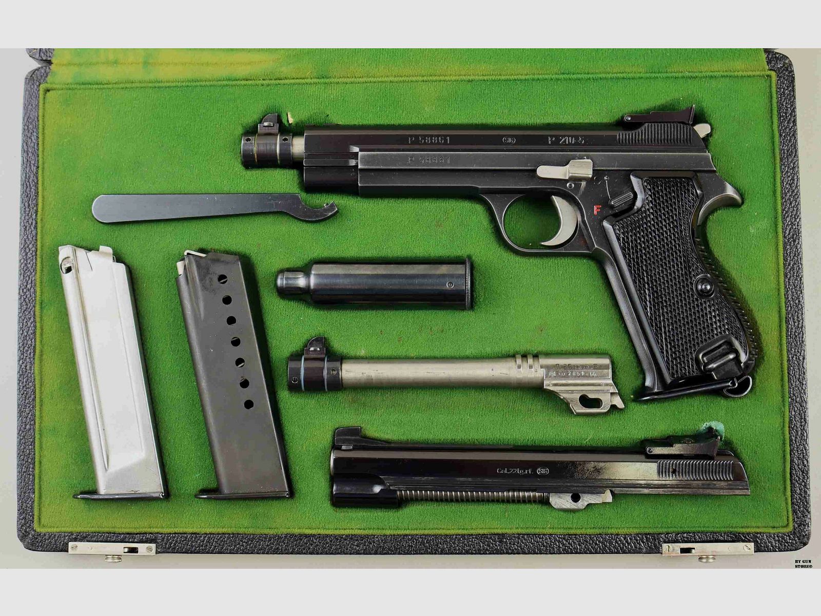 Combo Set Sig mod. P210-5 Kal. 9×19 – 7,65 P. – 22 LR Seriennr. P58861, Bild 23 von 24