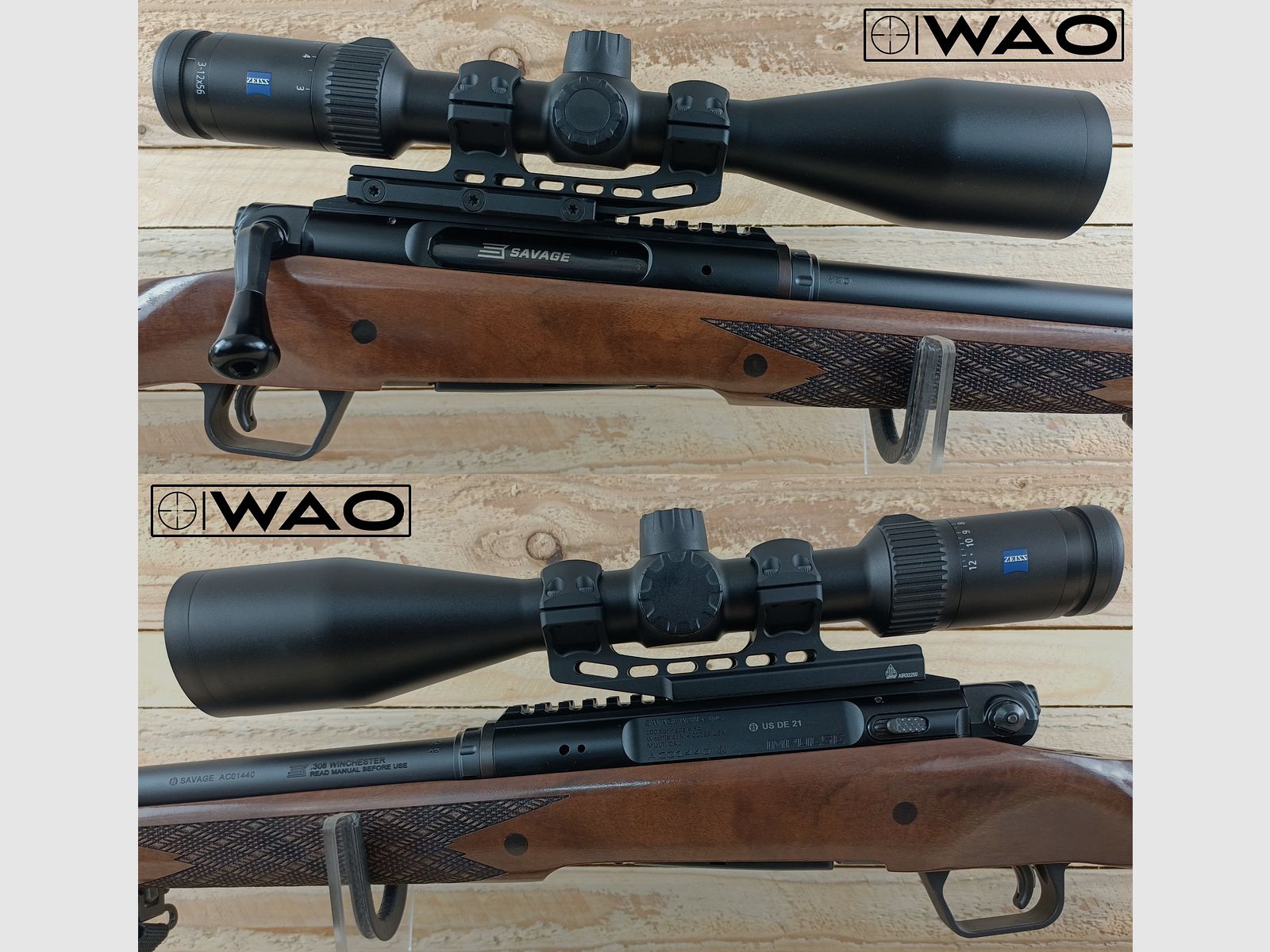 Savage Impulse Hog Hunter, Cal. .308Win *in wooden stock with Zeiss optics*