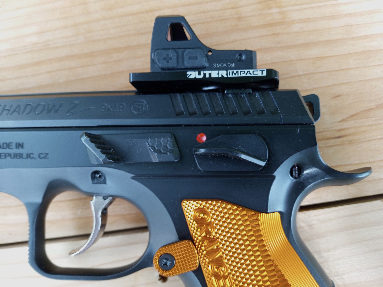 CZ Shadow 2 orange Red Dot 3MOA - absolut neuwertig °°°°°°°°°°°°°°°°°°°°°°°