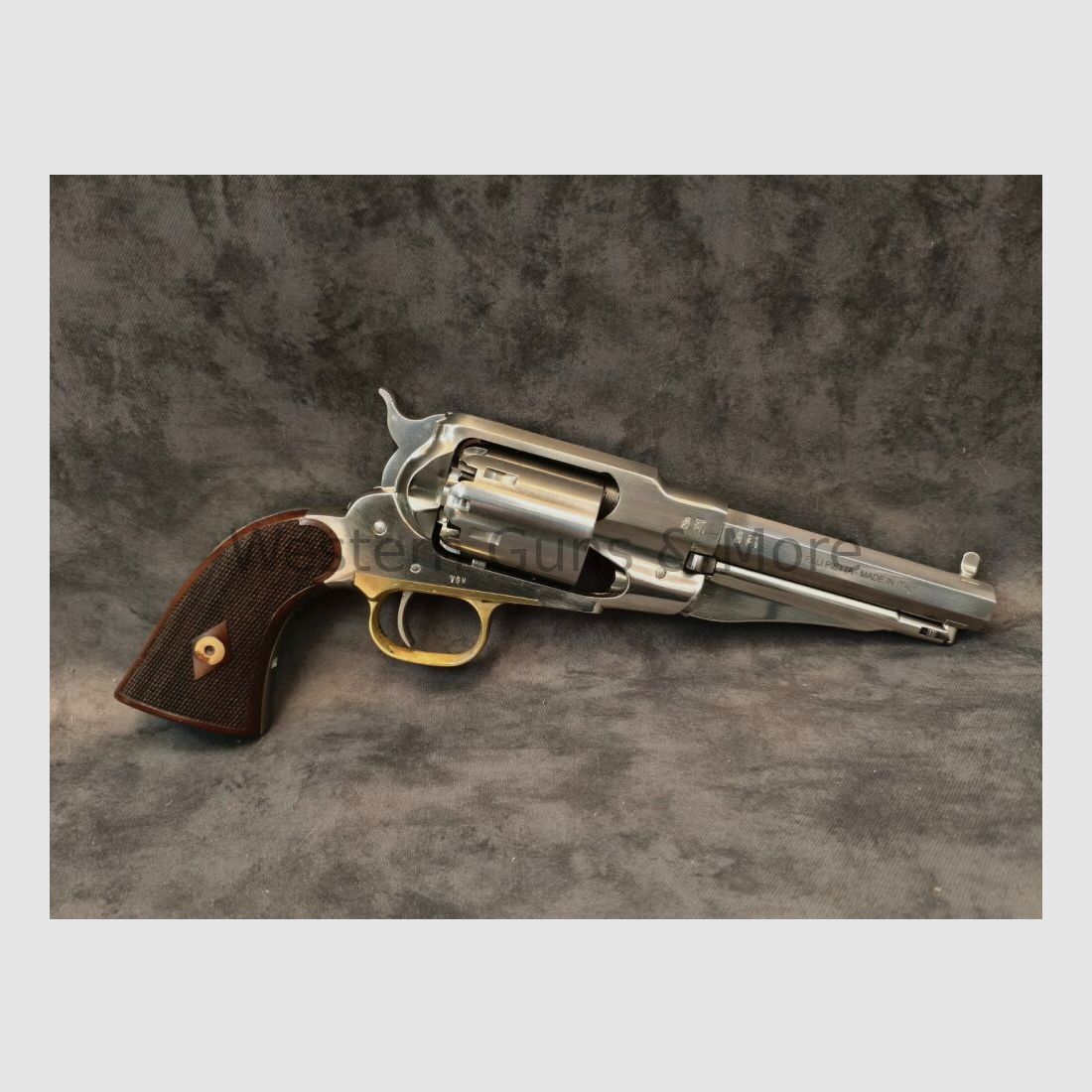 Pietta 1858 Remington New Model Army Sheriff "Stainless " Kal. 44 BlackPowder