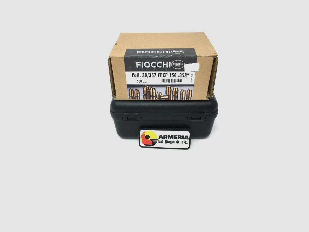 FIOCCHI PALLE 38/357 158 RAM.