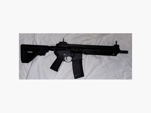 Heckler & Koch MR223 11 Zoll Schwarz Sammlerstück Deutscher Beschuss Beschusszeichen Ulm BI Datecode