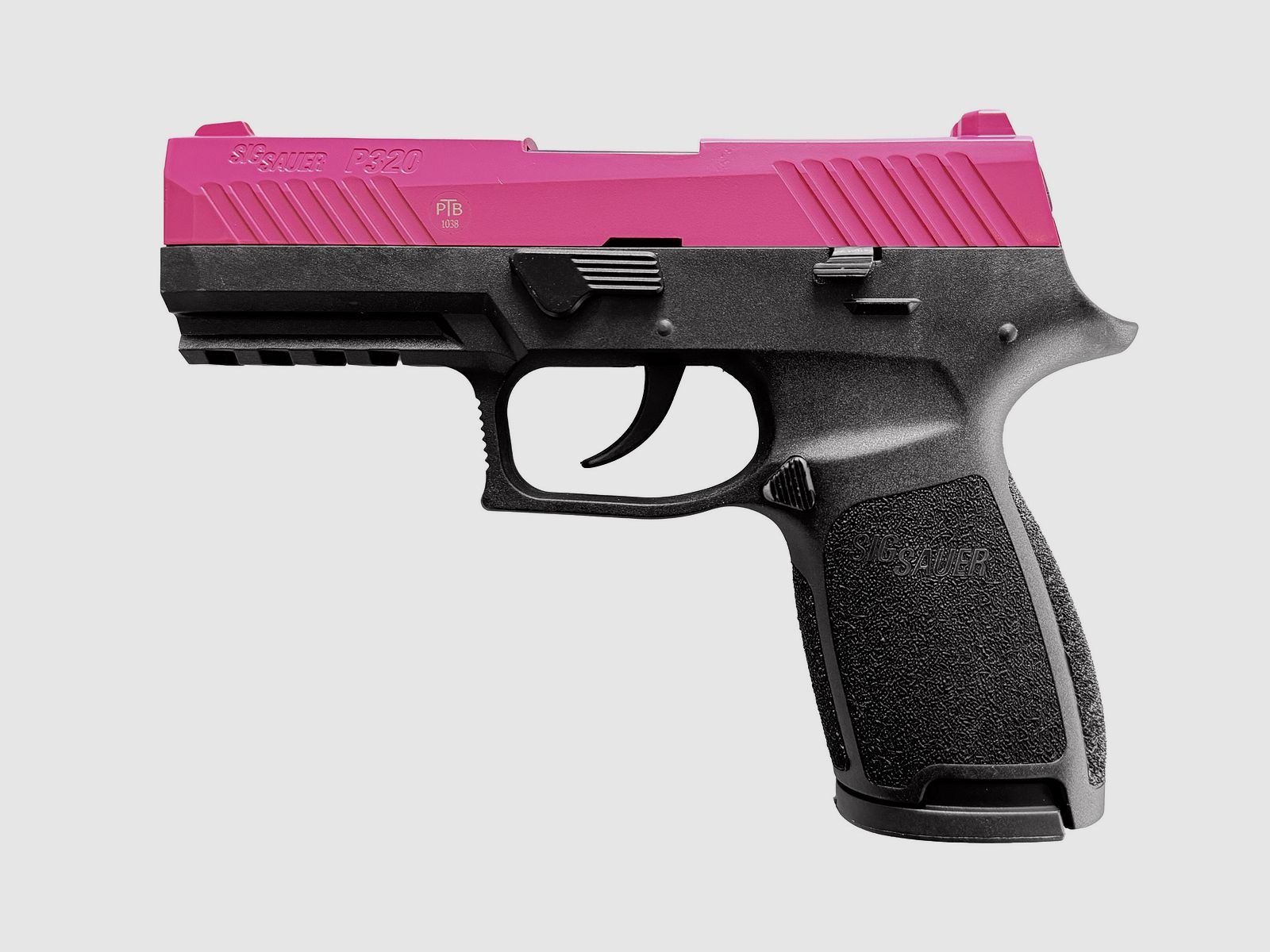 Sig Sauer P320 Schreckschuss Pistole 9mm P.A.K. Pink - Neuwertig
