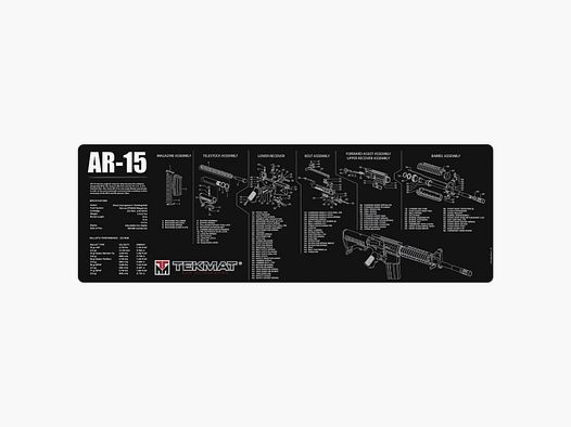TekMat - Mata rusznikarska AR-15 - Czarna - TEK-R36-AR15
