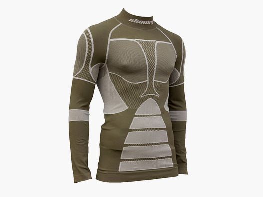 SKINDRY LANGERMIG SHIRT M/L ZIP EXTREME MILITAIR
