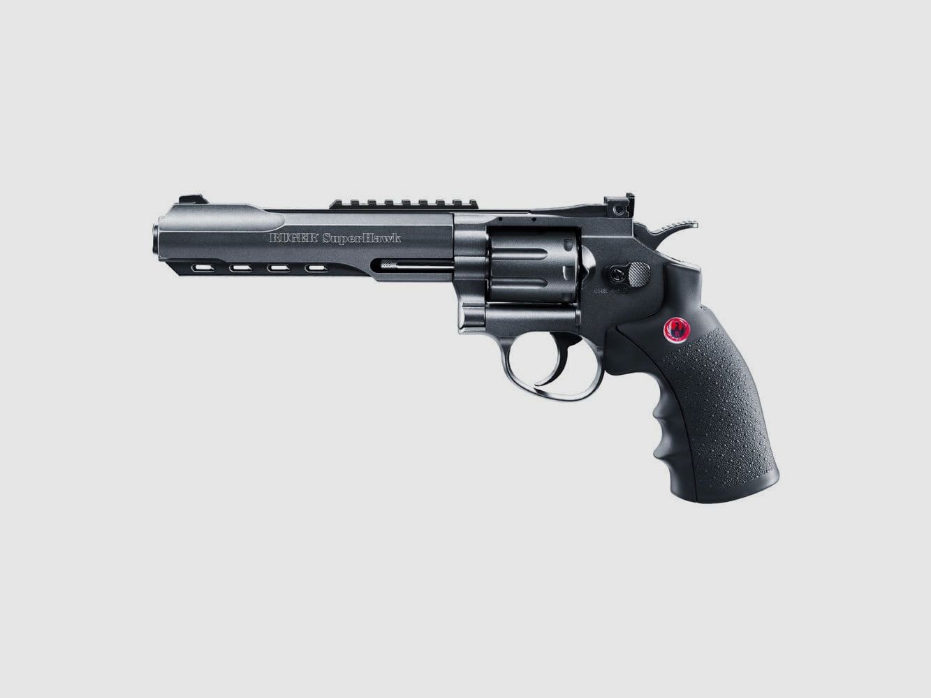 Ruger SuperHawk 6" 6 mm schwarz Softair Revolver