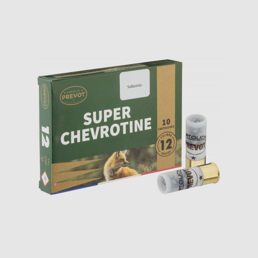 Patronen Prevot Subsonic Schrot - Kal. 12/67