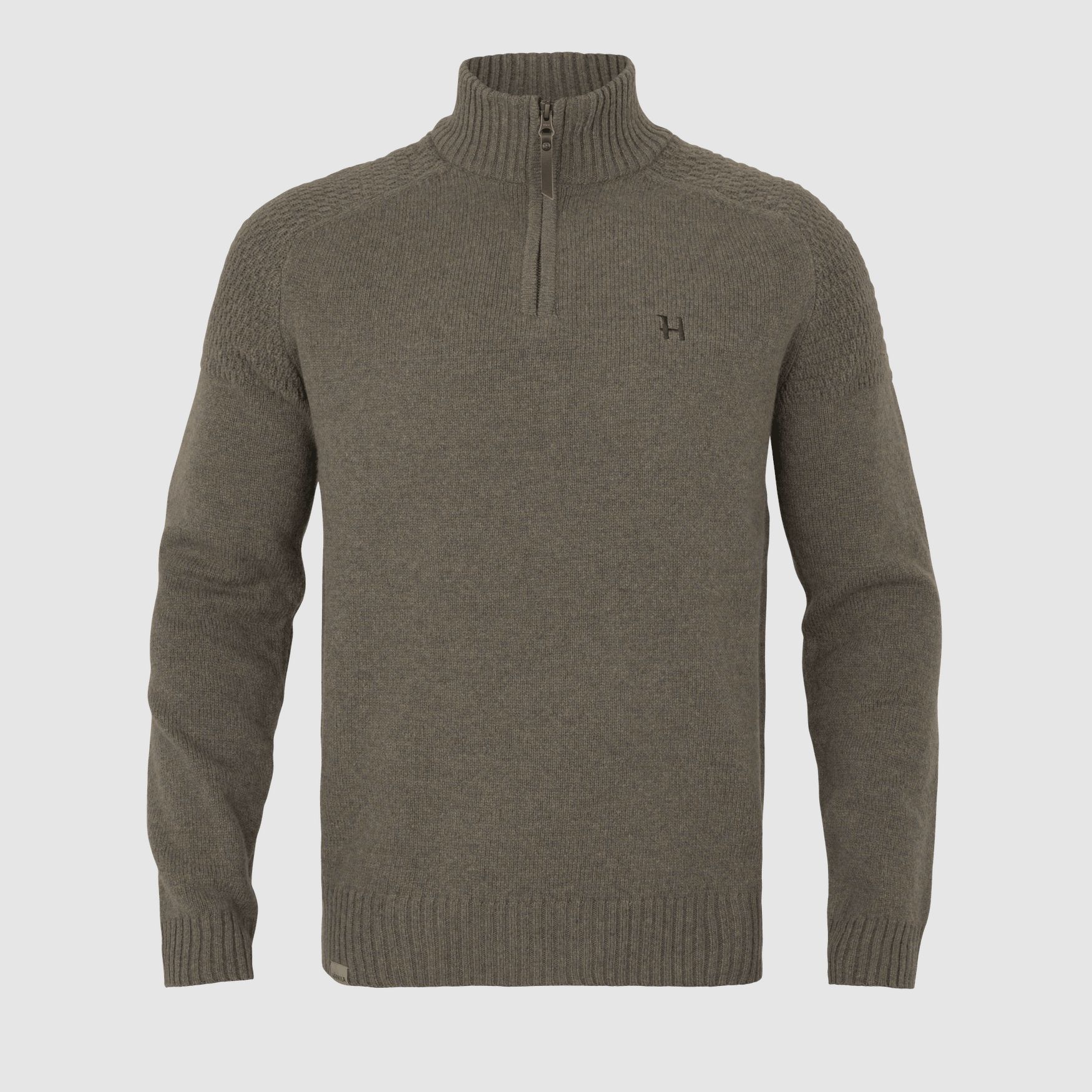 Härkila Vincent Half-Zip Merino Wool Sweater Men Dark Sand L