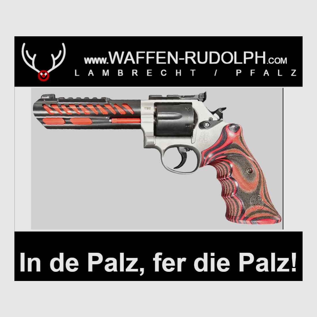 S&W Smith & Wesson Revolver M686 "15th Anniversary WAIMEX" DEMON .357 Mag Sondermodell S&W Demon Limitiert auf 150 Stück.
