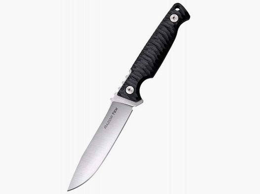 Cold Steel Razor Tek, Feststehendes Messer, 4-Zoll-Klinge, 3 mm stark